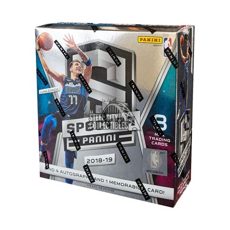 2018-19 spectra basketball box steel|panini spectra basketball.